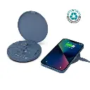 OSLO - @memorii Recycled 15 Watt Wireless Charger Multi - Cable Set - Blue (3).webp