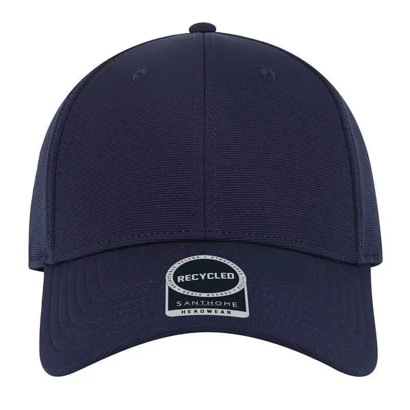 TITAN - Santhome Recycled 6 Panel Cap - Navy Blue (1).webp