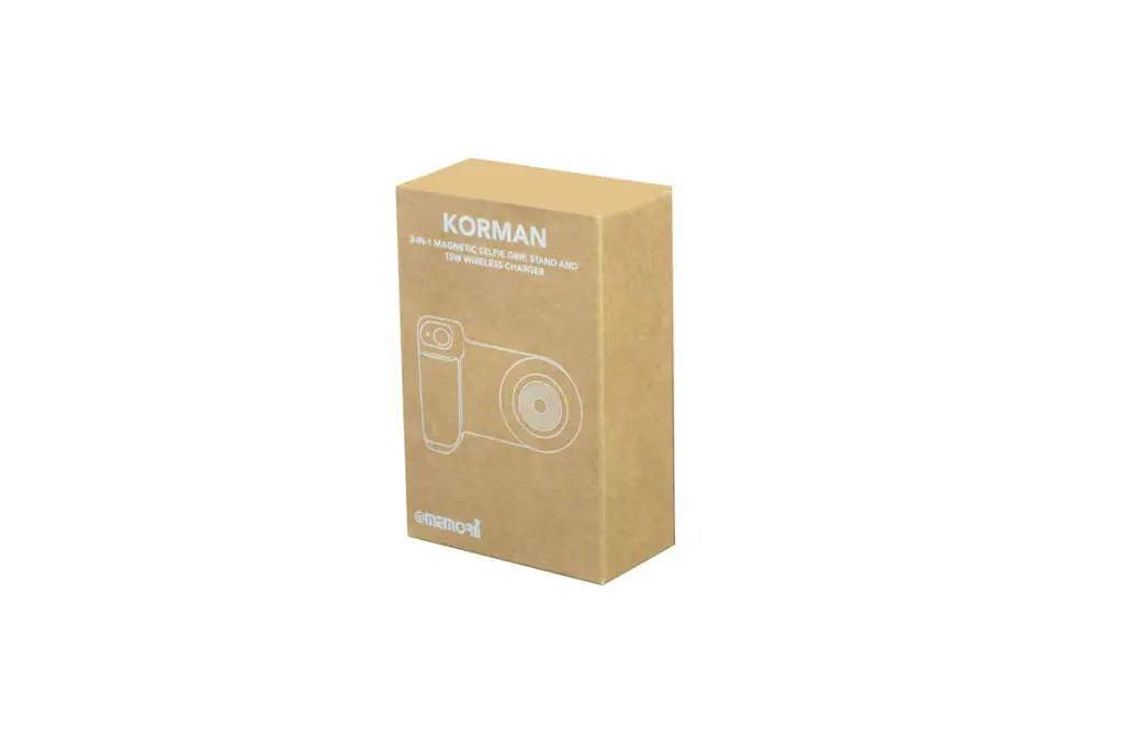 KORMAN - @memorii® Magnetic Phone Stand with 15W Wireless Charging and Remote Shutter - Black.webp