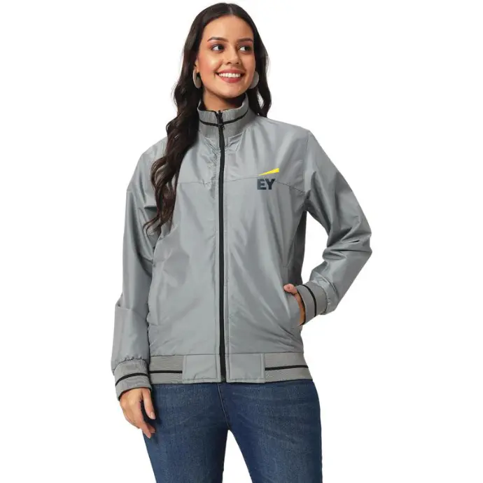 EY - Santhome® Women's Reversible Bomber Jacket