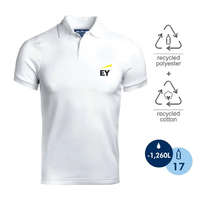 EY - Santhome® PRO EARTH (Mens) - The Fully Recycled Polo Shirt