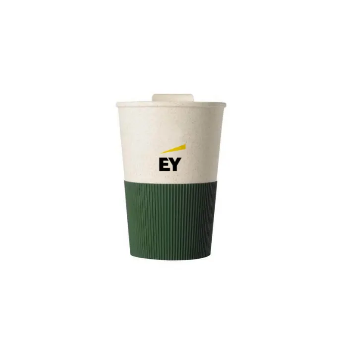 EY - Malta Reusable Wheat Straw Cup 350ml - Green