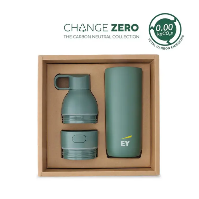 EY - CHANGE ZERO Ruvo 2-in-1 Modular Hydration Gift Set - Dark Green
