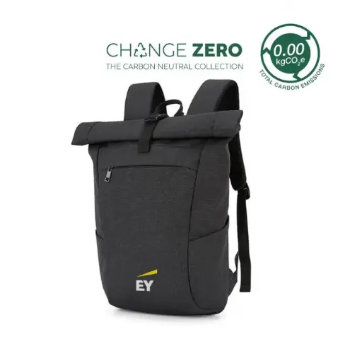 EY - CHANGE ZERO Ocean Series RPET 17" Rolltop Backpack