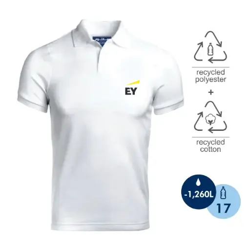 EY - Santhome® PRO EARTH (Mens) - The Fully Recycled Polo Shirt