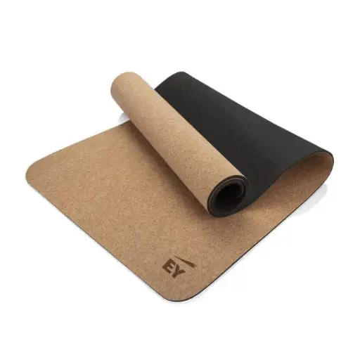 EY - ARCALIS - Cork Yoga Mat with Cushioned Base