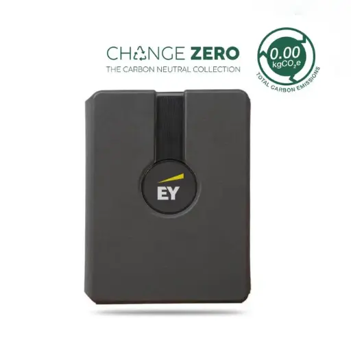 EY - CHANGE ZERO Recycled 10000mAh 15W Magsafe Wireless A5 Organizer - Black