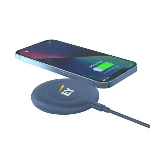 EY - @memorii Recycled 15W Wireless Charger & Multicable Set - Blue